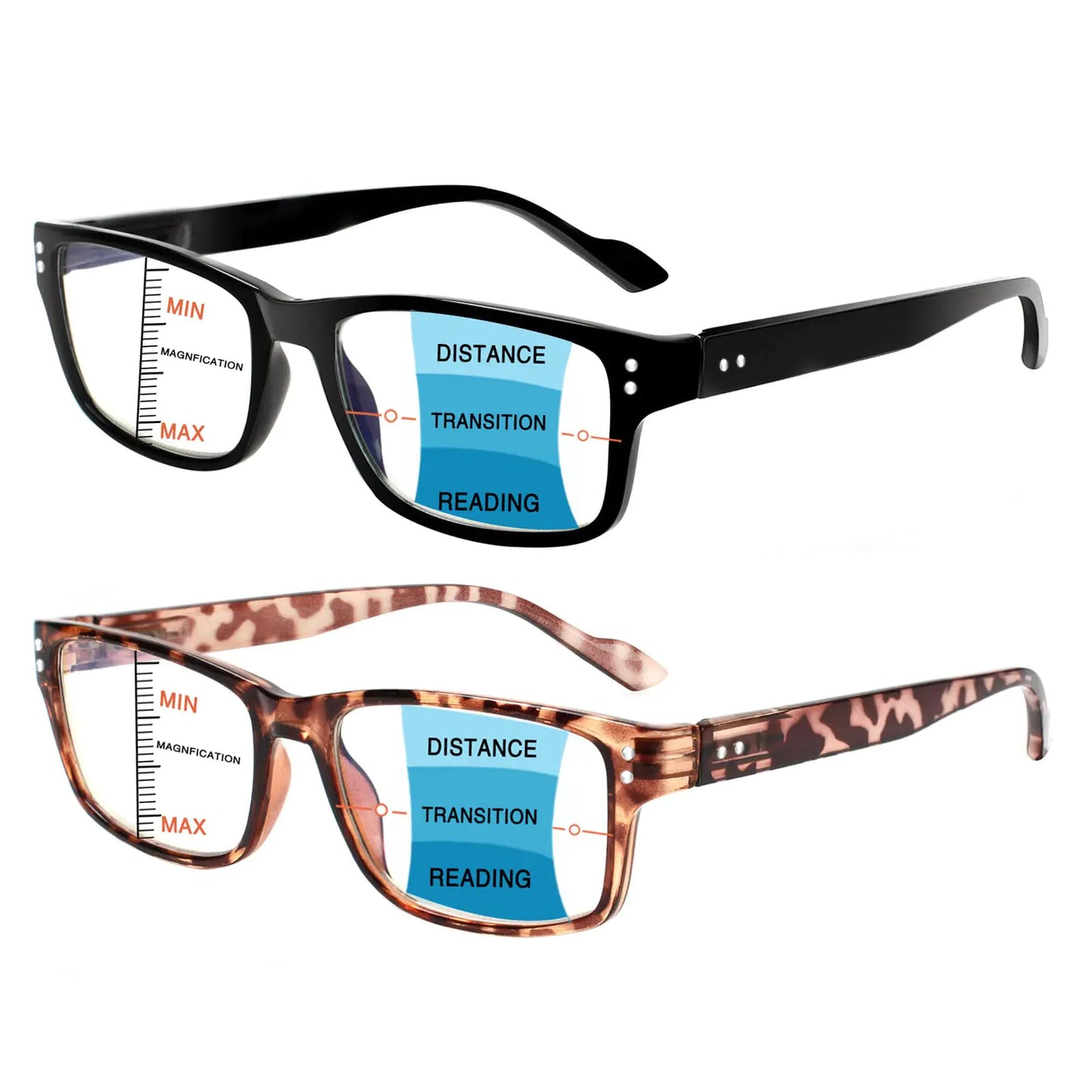 OptiFlex 3-Way Blue Light Reading Glasses
