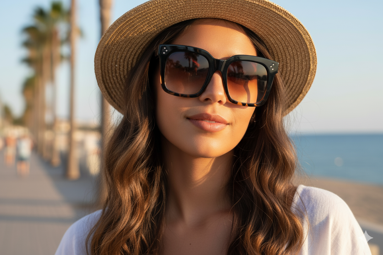 Luxe Square UV Sunglasses