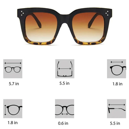 Luxe Square UV Sunglasses